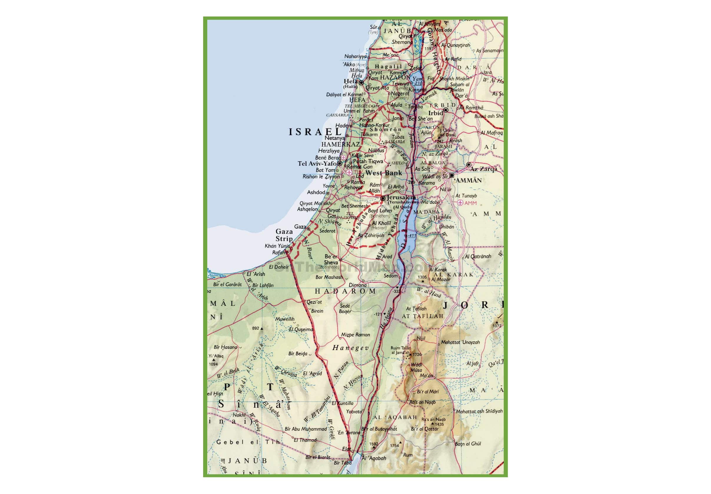 israelmap圣经地图