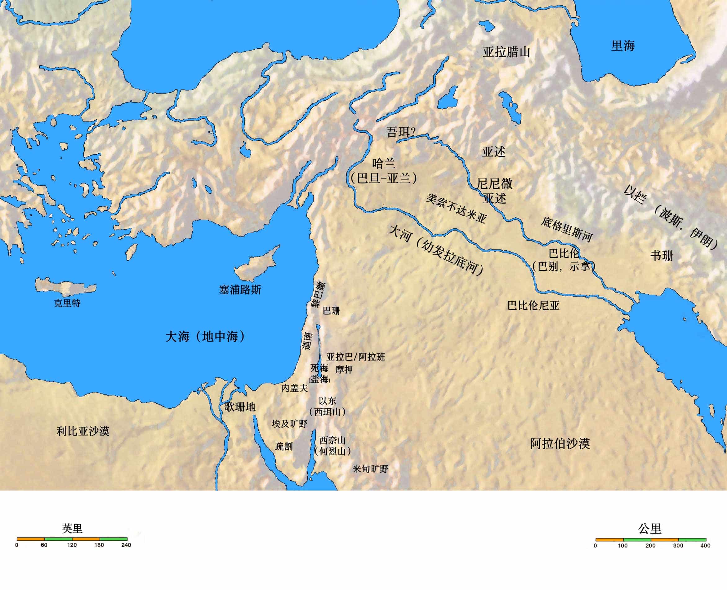 世界地图以色列（以色列地理位置在哪，国家有多大） | 说明书网